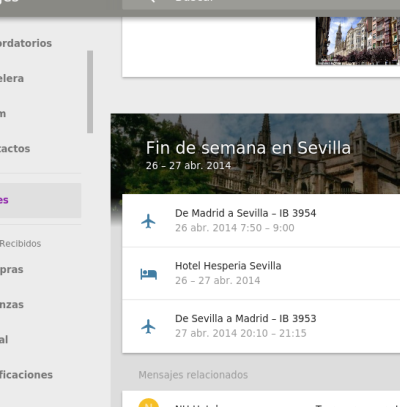 Inbox en el escritorio